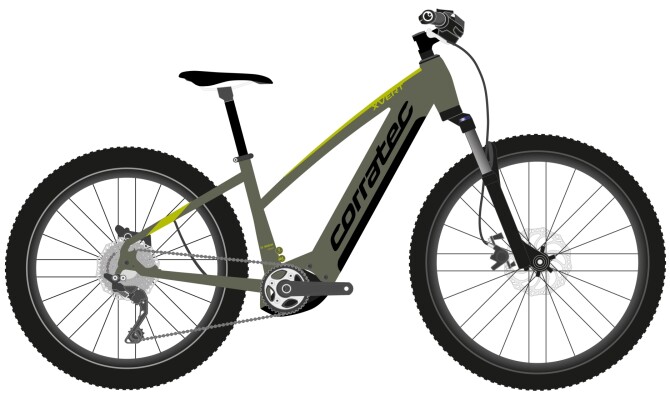 Corratec E-Power X Vert Elite Trapez