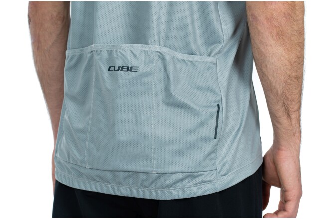 Cube ATX Trikot Half Zip CMPT kurzarm