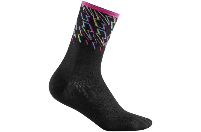 Cube Socke High Cut Blackline