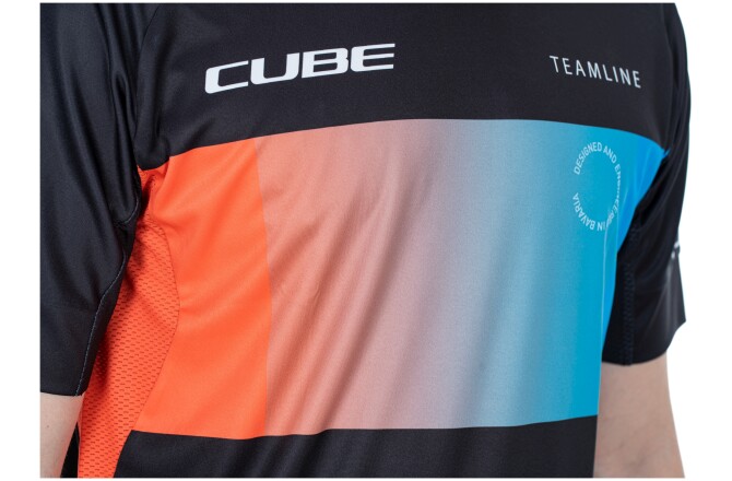 Cube TEAMLINE Rundhalstrikot kurzarm