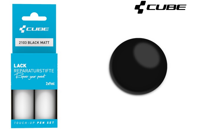 Cube Lackstift Set BLACK matt 2103