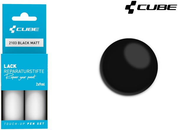 Cube Lackstift Set BLACK matt 2103