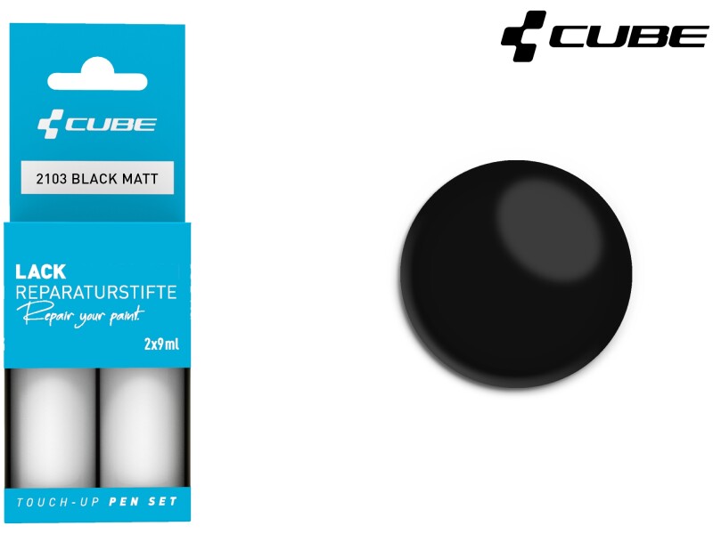 Cube Lackstift Set BLACK matt 2103