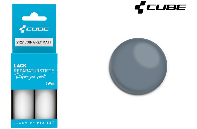 Cube Lackstift Set COIN GREY matt 2129