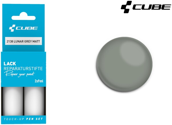 Cube Lackstift Set LUNAR GREY matt 2138