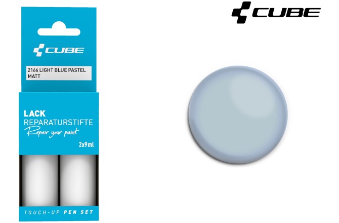 Cube Lackstift Set LIGHT BLUE PASTEL matt 2166