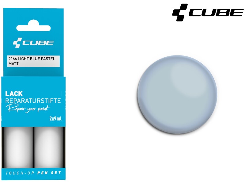 Cube Lackstift Set LIGHT BLUE PASTEL matt 2166