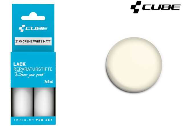 Cube Lackstift Set CREME WHITE matt 2175