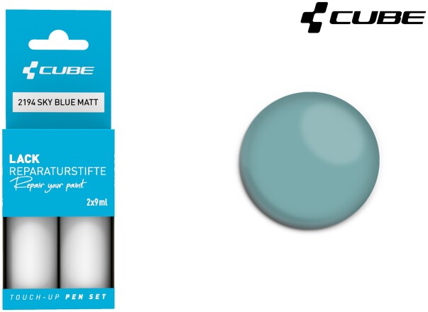 Cube Lackstift Set SKY BLUE matt 2194