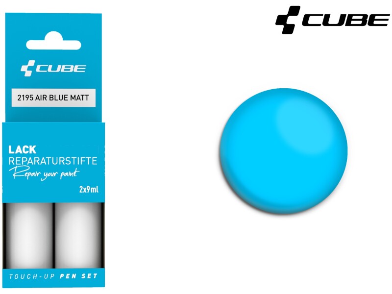 Cube Lackstift Set AIR BLUE matt 2195