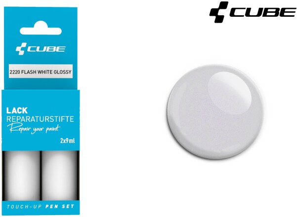 Cube Lackstift Set FLASH WHITE glossy 2220