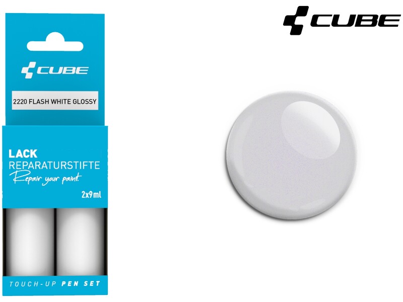 Cube Lackstift Set FLASH WHITE glossy 2220