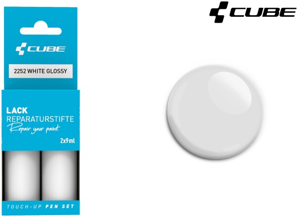 Cube Lackstift Set WHITE glossy 2252