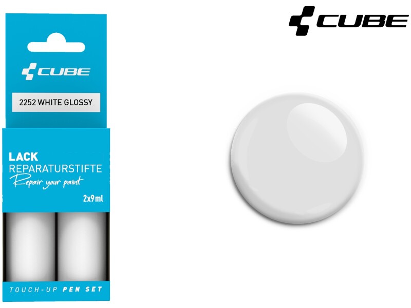 Cube Lackstift Set WHITE glossy 2252