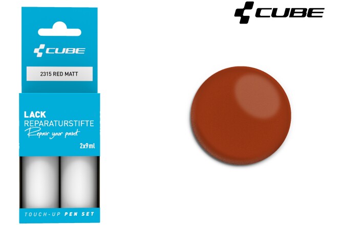 Cube Lackstift Set RED matt 2315