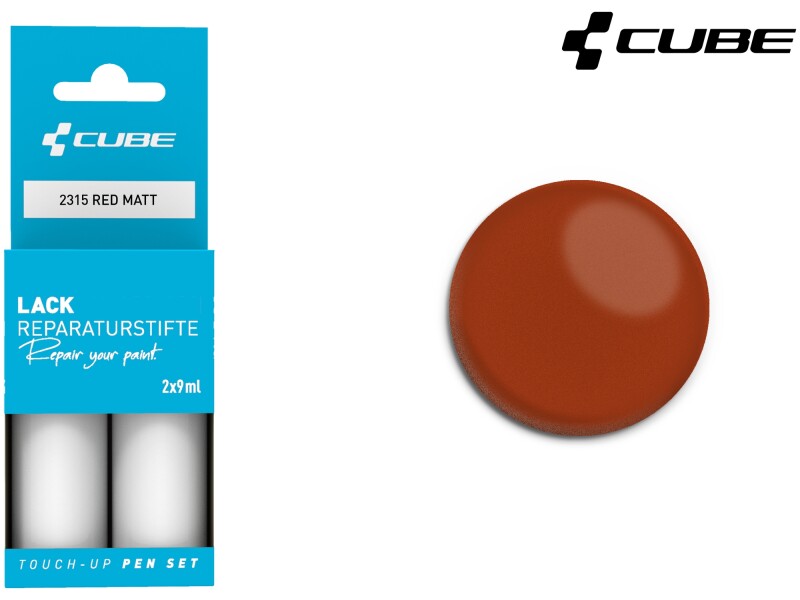 Cube Lackstift Set RED matt 2315