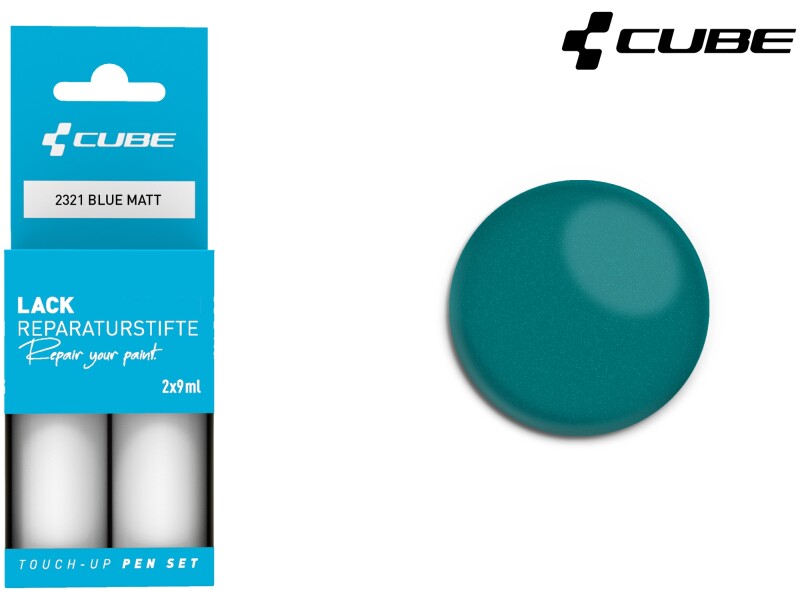 Cube Lackstift Set BLUE matt 2321