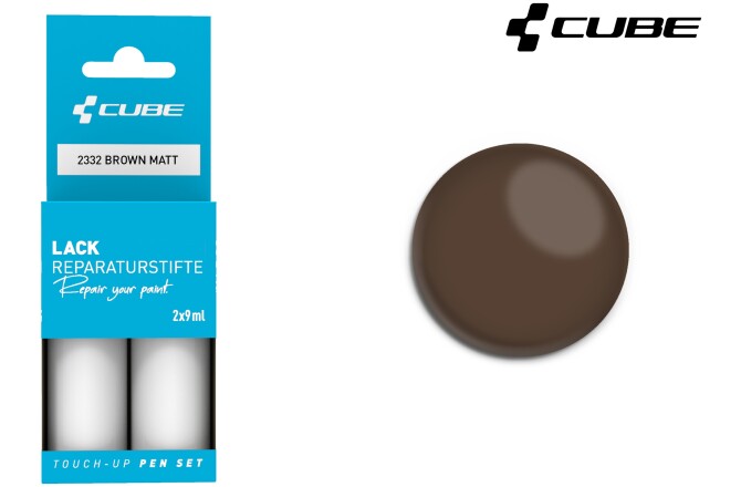 Cube Lackstift Set BROWN matt 2332