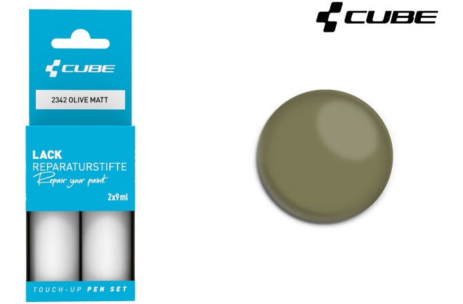 Cube Lackstift Set OLIVE matt 2342