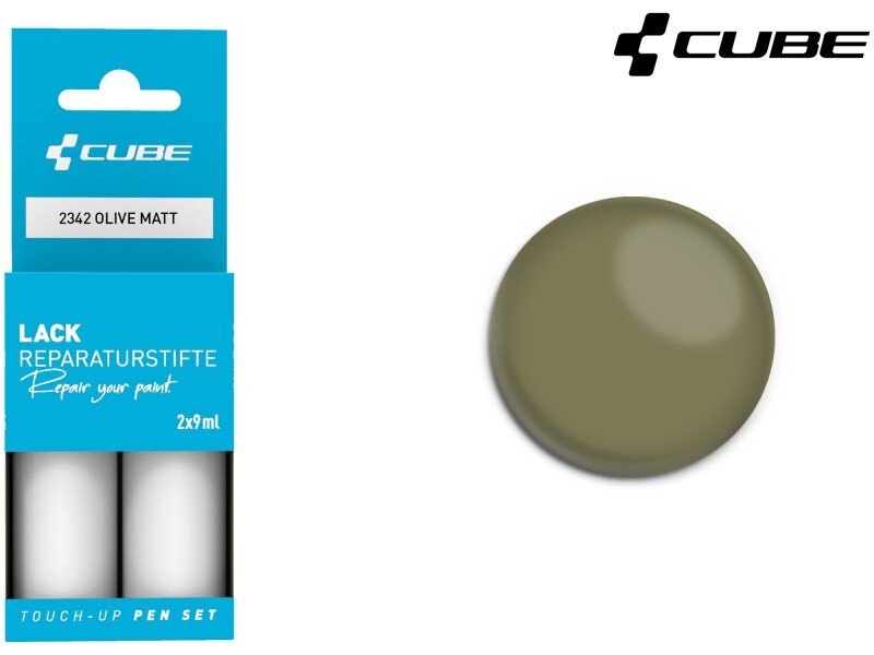 Cube Lackstift Set OLIVE matt 2342