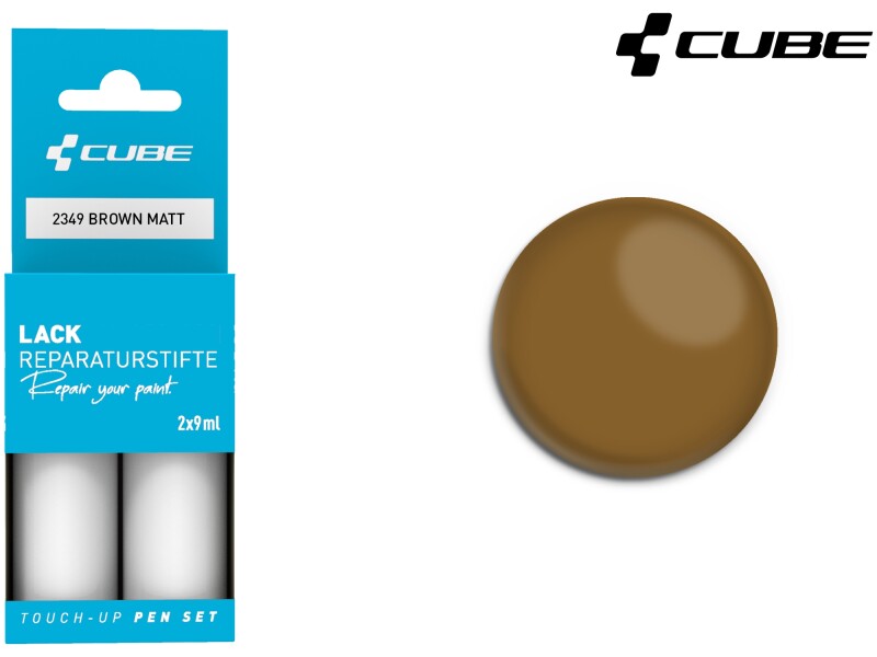 Cube Lackstift Set BROWN matt 2349