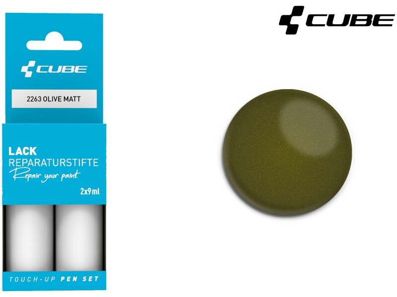 Cube Lackstift Set OLIVE matt 2361