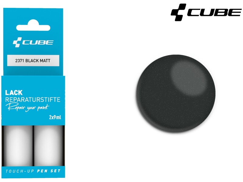Cube Lackstift Set BLACK matt 2371