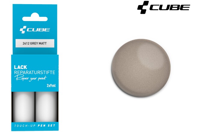 Cube Lackstift Set GREY matt 2412