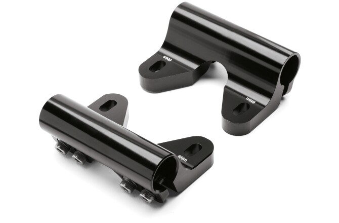 Benno Bikes Rail Clamp Set PLUS Black