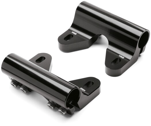 Benno Bikes Rail Clamp Set PLUS Black