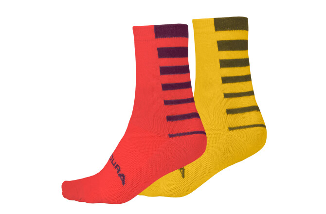 Endura Coolmax® Stripe Socken (Doppelpack)