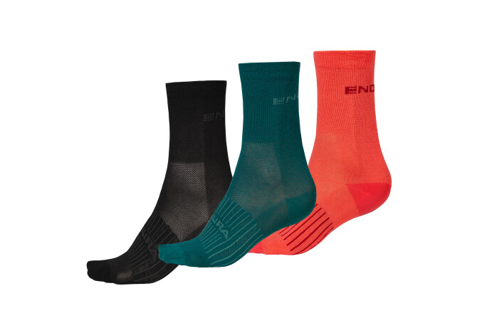 Endura Damen Coolmax® Race Socken (Dreierpack)