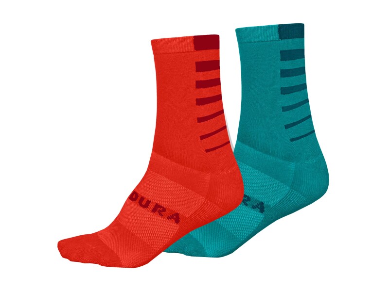 Endura Damen Coolmax® Stripe Socken (Zweierpack)