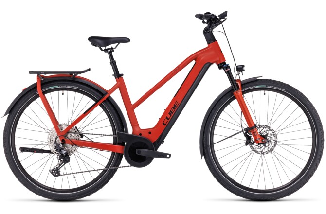 Cube Kathmandu Hybrid EXC 750 red´n´black