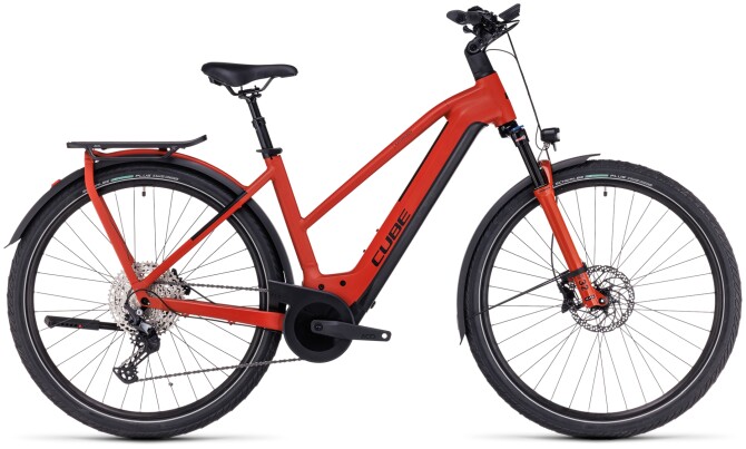 Cube Kathmandu Hybrid EXC 750 red´n´black