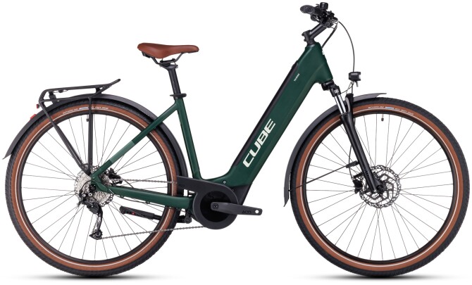 Cube Touring Hybrid ONE 625 darkgreen´n´green