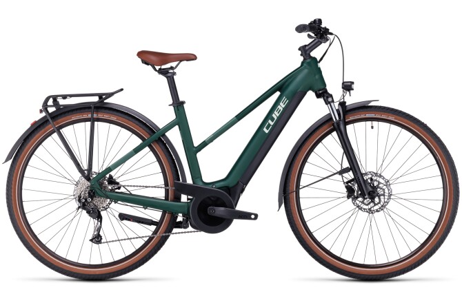 Cube Touring Hybrid ONE 625 darkgreen´n´green