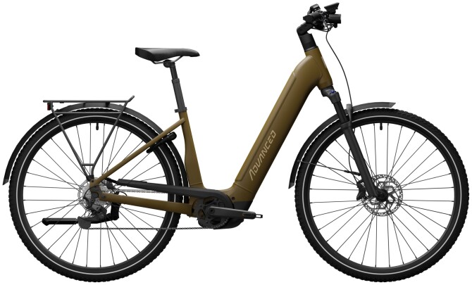 ADVANCED EBIKE TREKKING Pro / Khaki / Wave / 750Wh