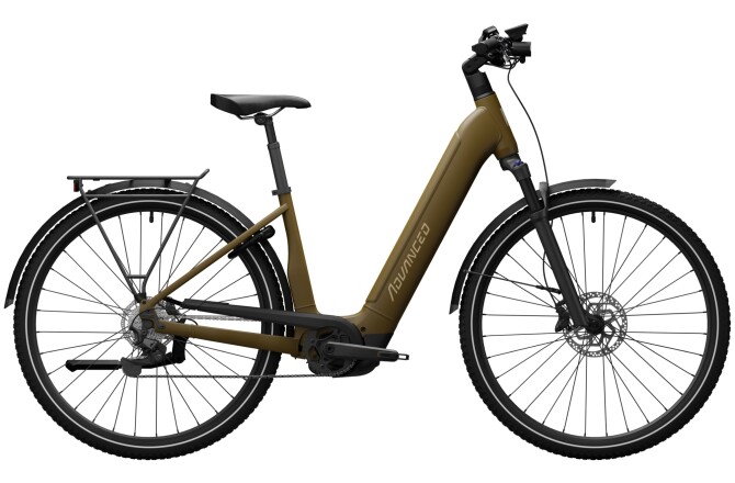 ADVANCED EBIKE TREKKING Pro / Khaki / Wave / 750Wh