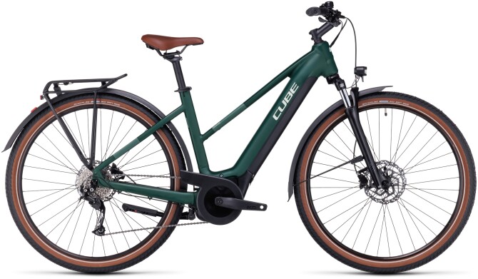 Cube Touring Hybrid ONE 625 darkgreen´n´green