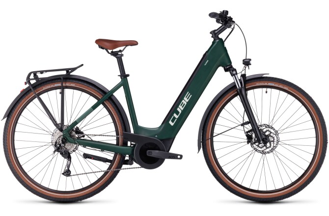 Cube Touring Hybrid ONE 625 darkgreen´n´green