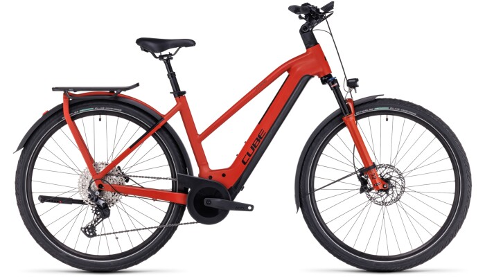 Cube Kathmandu Hybrid EXC 750 red´n´black