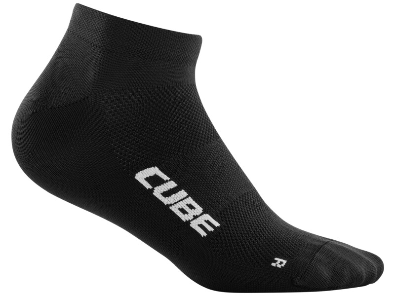 Cube Socke Low Cut Blackline