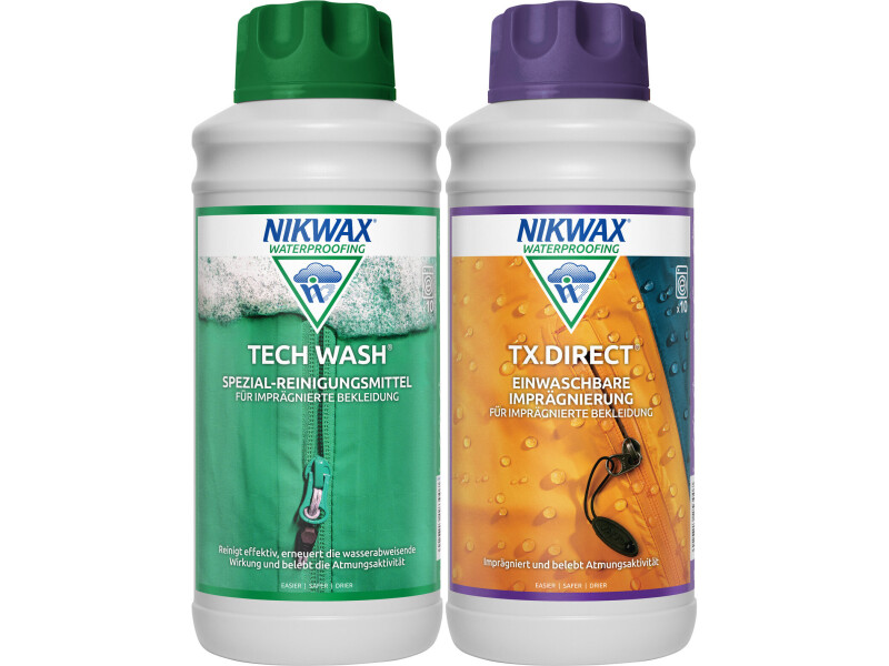 VAUDE Nikwax Tech Wash+TX-Direct, 2x1l (VPE3)