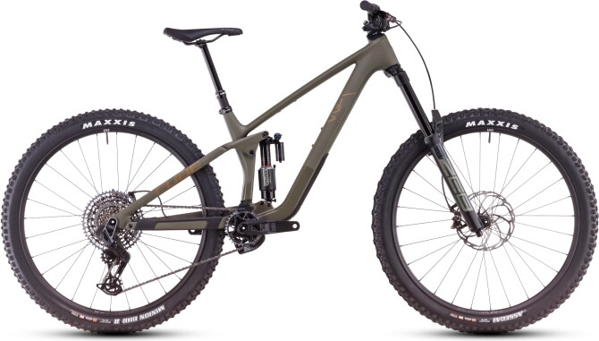 Cube Stereo ONE77 C:68X TM 29 dustyolive´n´gold