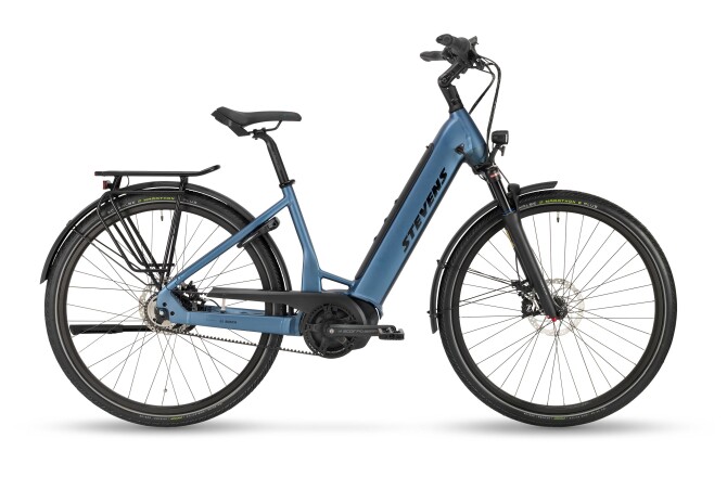 Stevens E-Courier Plus Forma Silver Blue