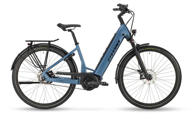 Stevens E-Courier Plus Forma Silver Blue