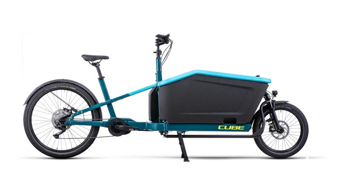 Cube Cargo Sport Dual Hybrid 1000 blue´n´lime