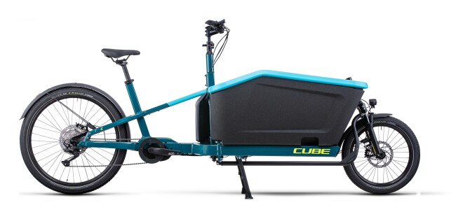 Cube Cargo Sport Hybrid  500 blue´n´lime