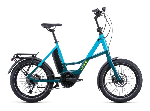 Cube Compact Sport Hybrid 500 blue´n´lime